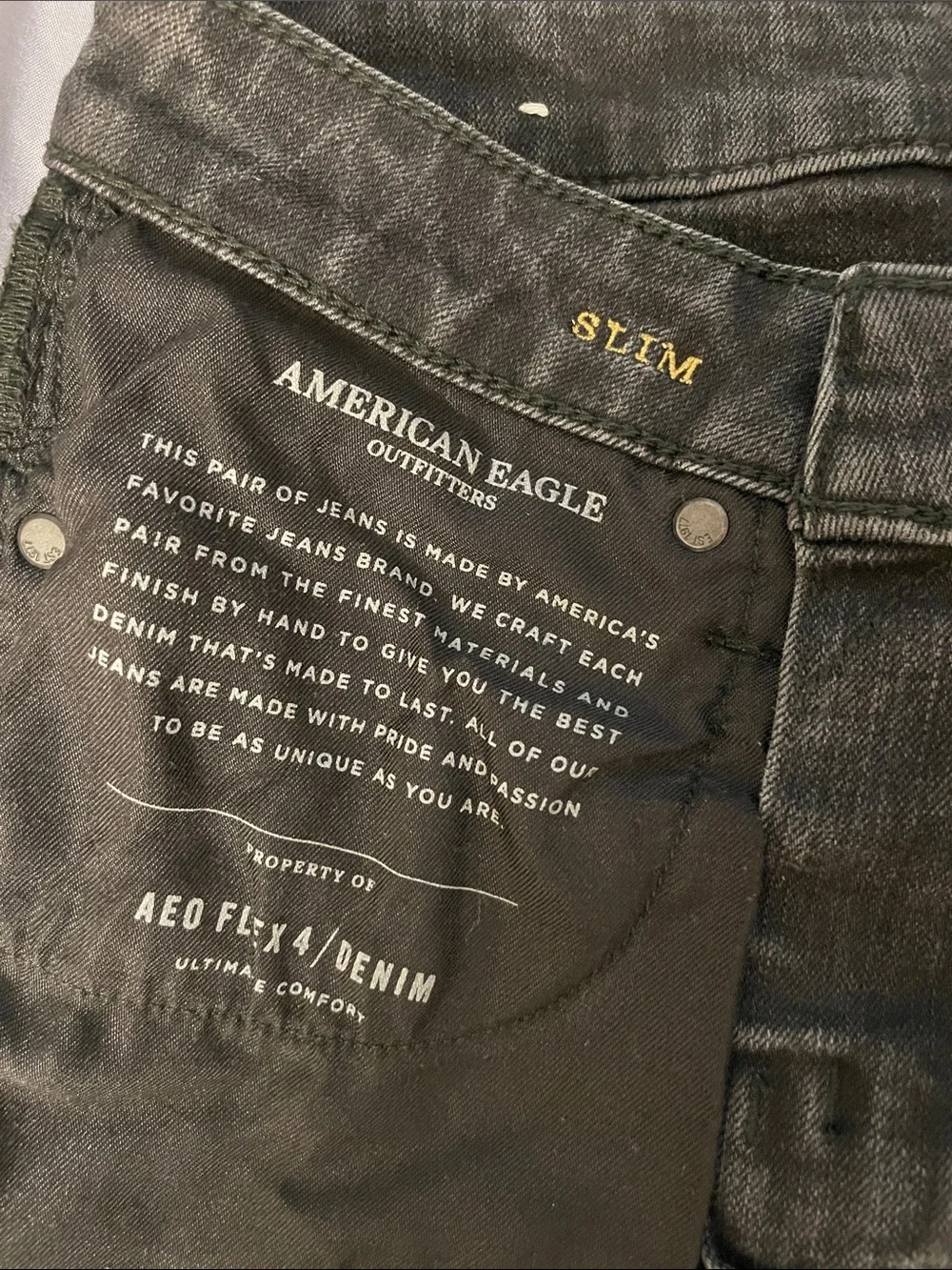 American Eagle Outfitters Slim Men’s Jeans - Black